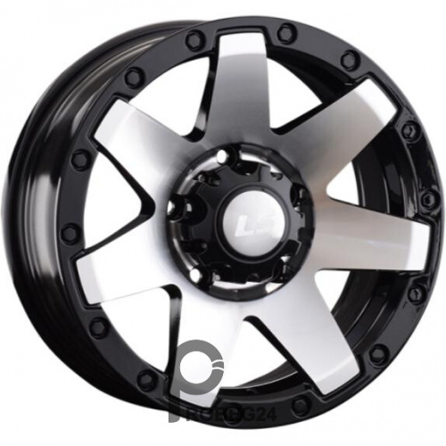 LS 881 7x16 5*139.7 ET10 DIA108.6 BKF Литой