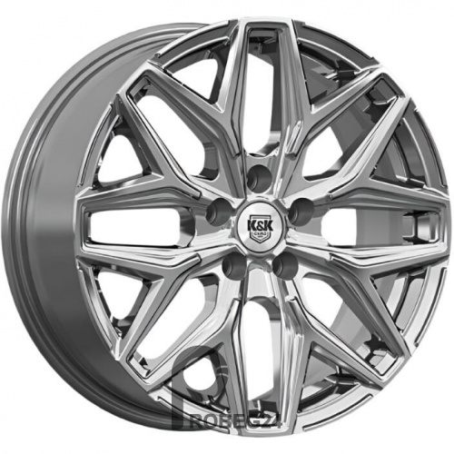 K&K Ариус 7x17 4*108 ET25 DIA65.1 Дарк платинум Литой