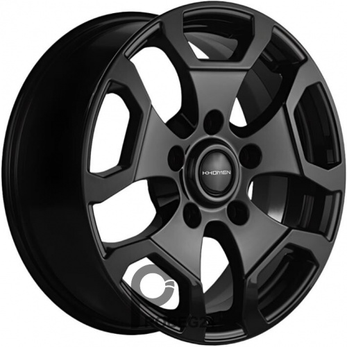 Khomen KHW 1725 6.5x17 5*139.7 ET40 DIA98.5 Black Литой