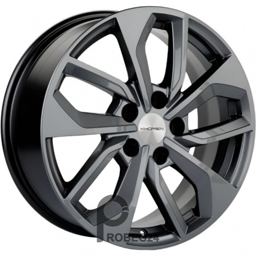 Khomen KHW 1703 7x17 5*114.3 ET40 DIA66.1 Gray Литой