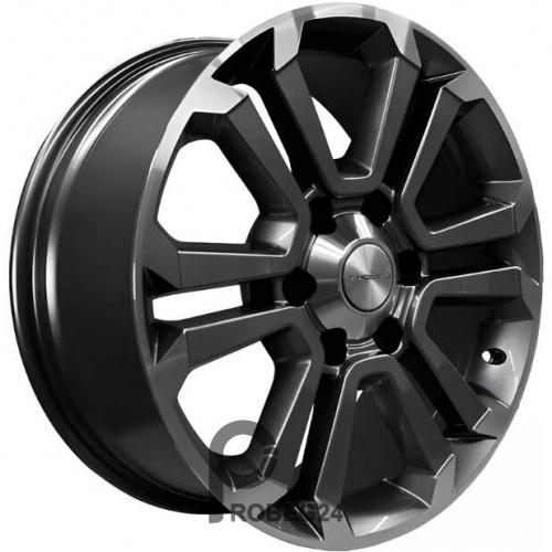 Khomen KHW 1817 7.5x18 6*139.7 ET45 DIA93.1 Gray-FP Литой