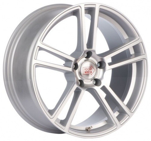 Диск 1000 Miglia MM1002 8,5 x 19 5*120 Et: 33 Dia: 72,6 Matt Silver Polished