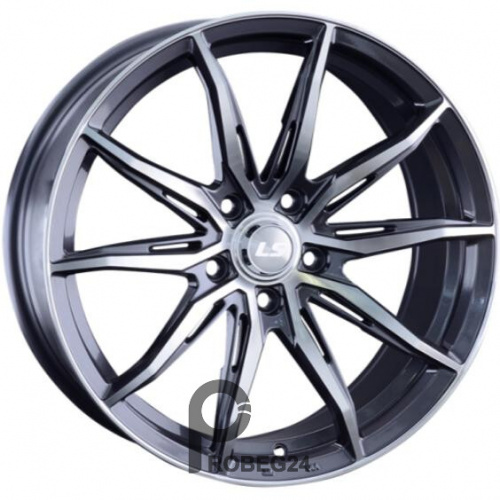 LS 1055 7x16 5*114.3 ET42 DIA67.1 BKF Литой