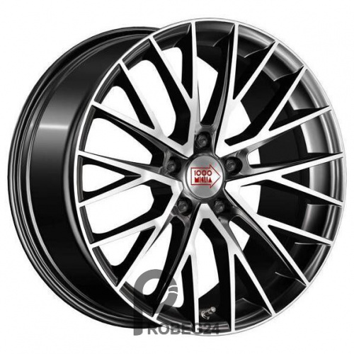 1000 Miglia MM1009 8.5x19 5*112 ET32 DIA66.6 Dark Anthracite Polished Литой
