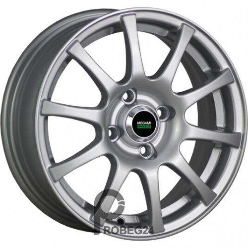 Megami MGM-2 6x15 4*100 ET40 DIA67.1 BKF Литой