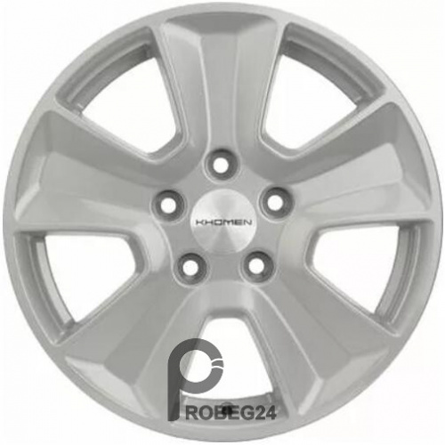 Khomen KHW 1601 6.5x16 5*114.3 ET46 DIA67.1 F-Silver Литой