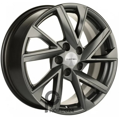Khomen KHW 1714 7x17 5*108 ET50 DIA63.3 F-Silver-FP Литой