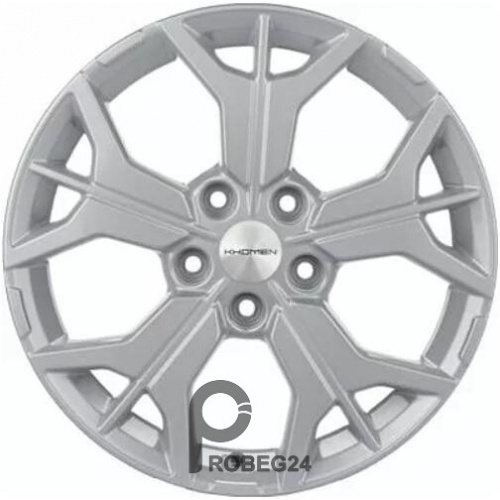 Khomen KHW 1715 7x17 5*112 ET54 DIA57.1 F-Silver-FP Литой