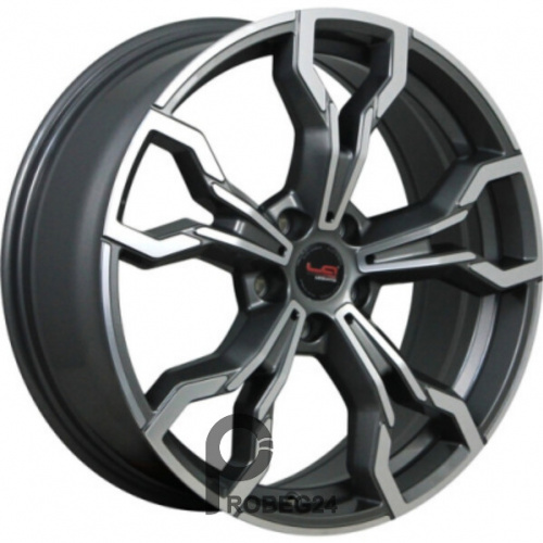Replica LA B563 7x18 5*112 ET22 DIA66.6 BKF Литой