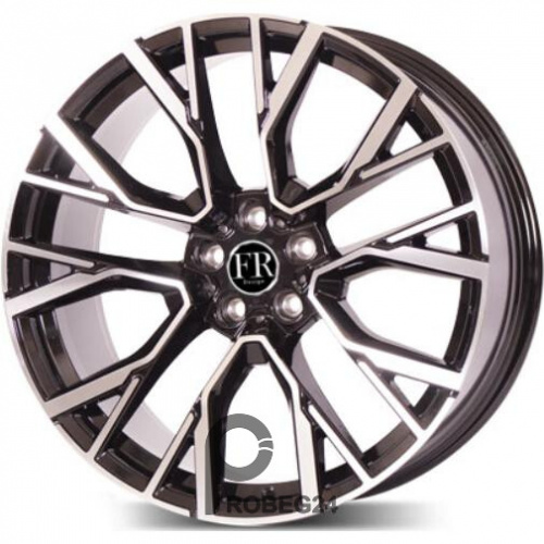 Replica FR B496 9.5x21 5*112 ET37 DIA66.6 Black Литой