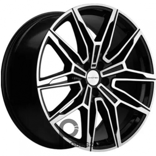 Khomen KHW 2105 9.5x21 5*112 ET37 DIA66.6 Black-FP Литой