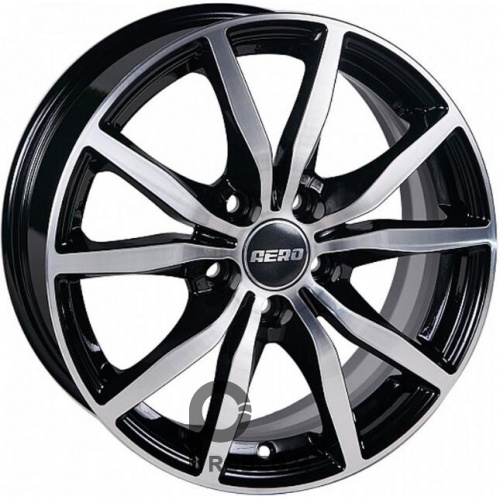 Aero V2057 6.5x15 5*114.3 ET45 DIA67.1 BFP Литой