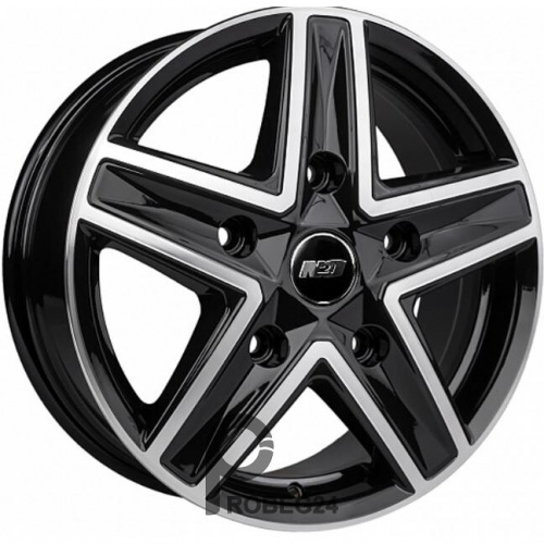 N2O V2237 6.5x16 5*120 ET50 DIA65.1 Silver Литой