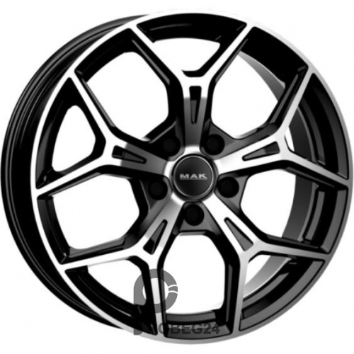 MAK Epica 7x17 5*112 ET47 DIA66.6 Gloss Black Литой