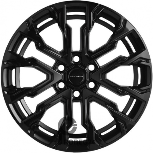 Khomen Azimut 2205 9x22 6*139.7 ET50 DIA100.1 Black Литой