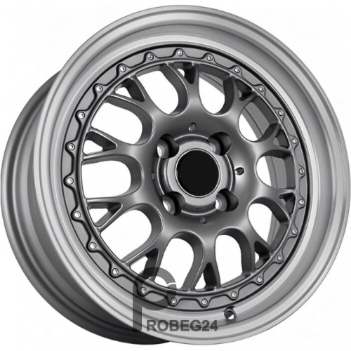 FF SH7007 6.5x15 4*100 ET35 DIA73.1 Matt Dark Gunmetal Lip Polish Литой