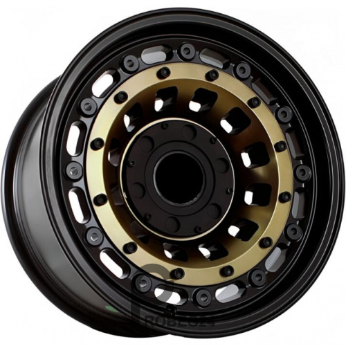 FF JT295 8x16 6*139.7 ET0 DIA110.1 Black Polish Center + Bronze C Литой