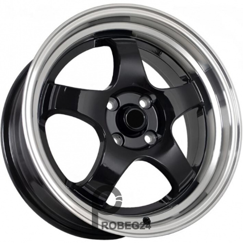 FF SH7110 7x16 4*100 ET38 DIA73.1 Black Lip Polish Литой