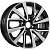 Диск KDW KD1430 5,5x14 4*100 Et:40 Dia:60,1 Black Front Polished
