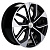 Диск Khomen 1703 7x17 5*108 Et:43 Dia:65,1 Black-FP