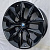 Диск Replica FR B538 8,5x21 5*112 Et:25 Dia:66,6 Black Milling line