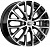 Диск K&K KC782 6 x 15 4*100 Et: 46 Dia: 54,1 алмаз черный