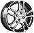 Диск X'trike X-105 6 x 15 4*100 Et: 45 Dia: 60,1 BK/FP