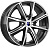 Диск K&K Арнар 6x15 4*100 Et:40 Dia:60,1 алмаз чёрный