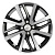 Диск Khomen 1609 6x16 4*100 Et:46 Dia:54,1 BLACK-FP