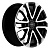Диск Khomen 1805 7,5x18 6*139,7 Et:42 Dia:75,1 Black-FP