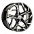 Диск Khomen 1716 7x17 5*108 Et:45 Dia:60,1 Black-FP