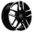Диск Khomen 1708 6,5x17 5*108 Et:33 Dia:60,1 Black-FP