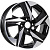 Диск KDW KD1520 6x15 4*100 Et:46 Dia:54,1 Black Front Polished