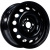 Trebl 64A49A 6x15 4*100 ET49 DIA56.6 Black Штампованный