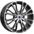 K&K Меандр 6x16 4*98 ET35 DIA58.6 Алмаз черный Литой