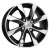 K&K Джемини 5.5x14 4*100 ET39 DIA67.1 Алмаз черный Литой