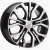 Khomen KHW 1608 6.5x16 5*114.3 ET40 DIA66.1 Black-FP Литой
