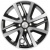 Khomen KHW 1609 6x16 4*100 ET50 DIA60.1 Black-FP Литой