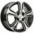 Khomen KHW 1502 6x15 4*100 ET45 DIA54.1 Black-FP Литой