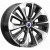 K&K Авиор 7x17 5*114.3 ET50 DIA66.1 Алмаз черный Литой