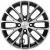 Khomen KHW 1506 6x15 4*100 ET48 DIA54.1 Black-FP Литой