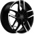 Khomen KHW 1708 6.5x17 5*114.3 ET45 DIA54.1 Black-FP Литой