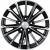 Khomen KHW 1611 6.5x16 5*114.3 ET46 DIA67.1 Black-FP Литой