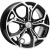 Khomen KHW 1702 7x17 5*110 ET46 DIA63.3 Black-FP Литой
