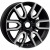 Khomen KHW 1723 8x17 6*139.7 ET50 DIA92.5 Black-FP Литой
