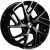 Khomen KHW 1722 6.5x17 5*114.3 ET45 DIA67.1 Black-FP Литой