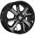 Khomen KHW 1501 6x15 4*100 ET46 DIA54.1 Black Литой