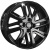 Khomen KHW 1609 6x16 4*100 ET48 DIA54.1 Black Литой
