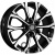 Khomen KHW 1605 6.5x16 5*114.3 ET45 DIA67.1 Black-FP Литой