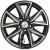 Khomen KHW 1706 7x17 5*108 ET50 DIA63.3 Black-FP Литой